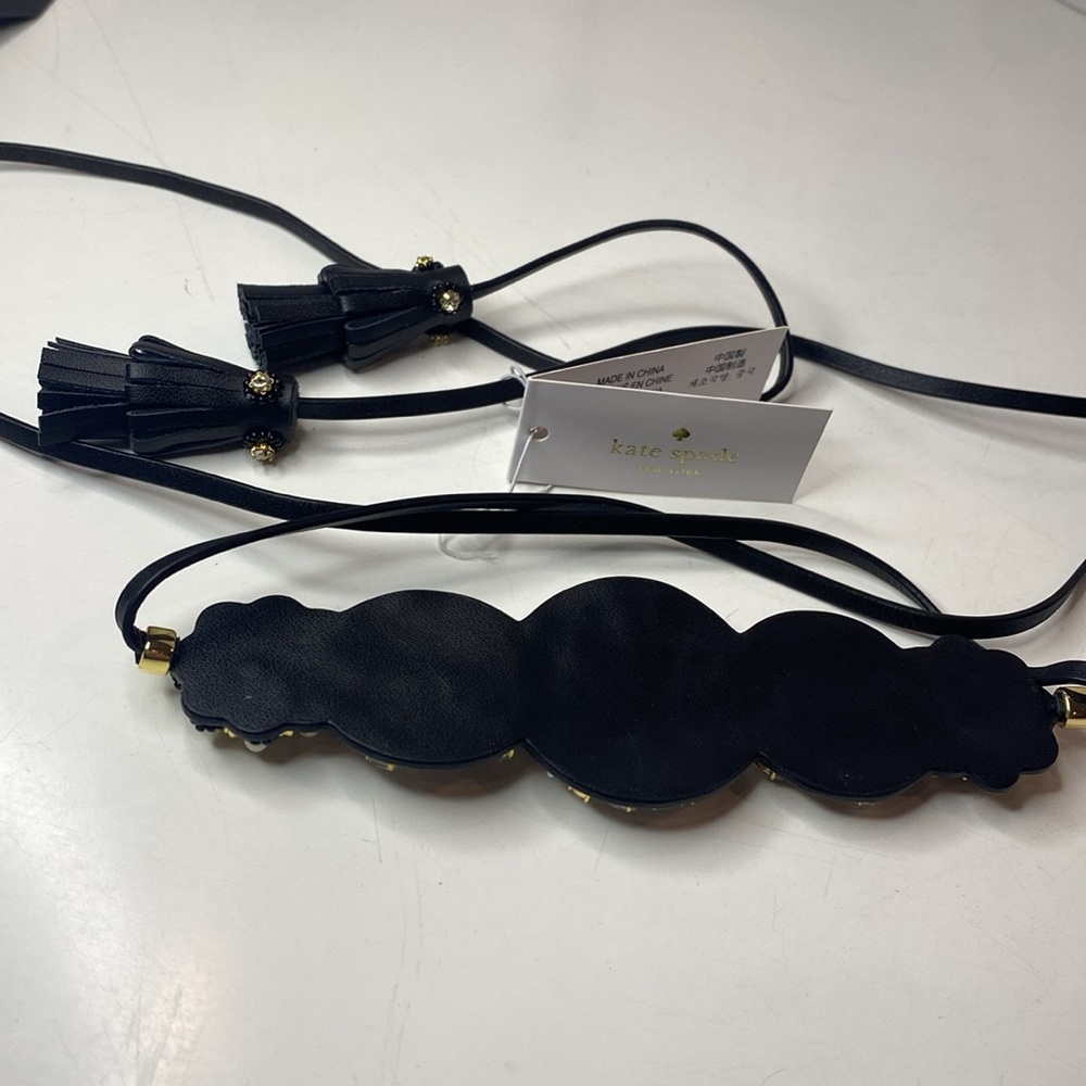 kate spade Belt: desert garden gemstone & leather headband choker or belt NWT - Picture 12 of 13